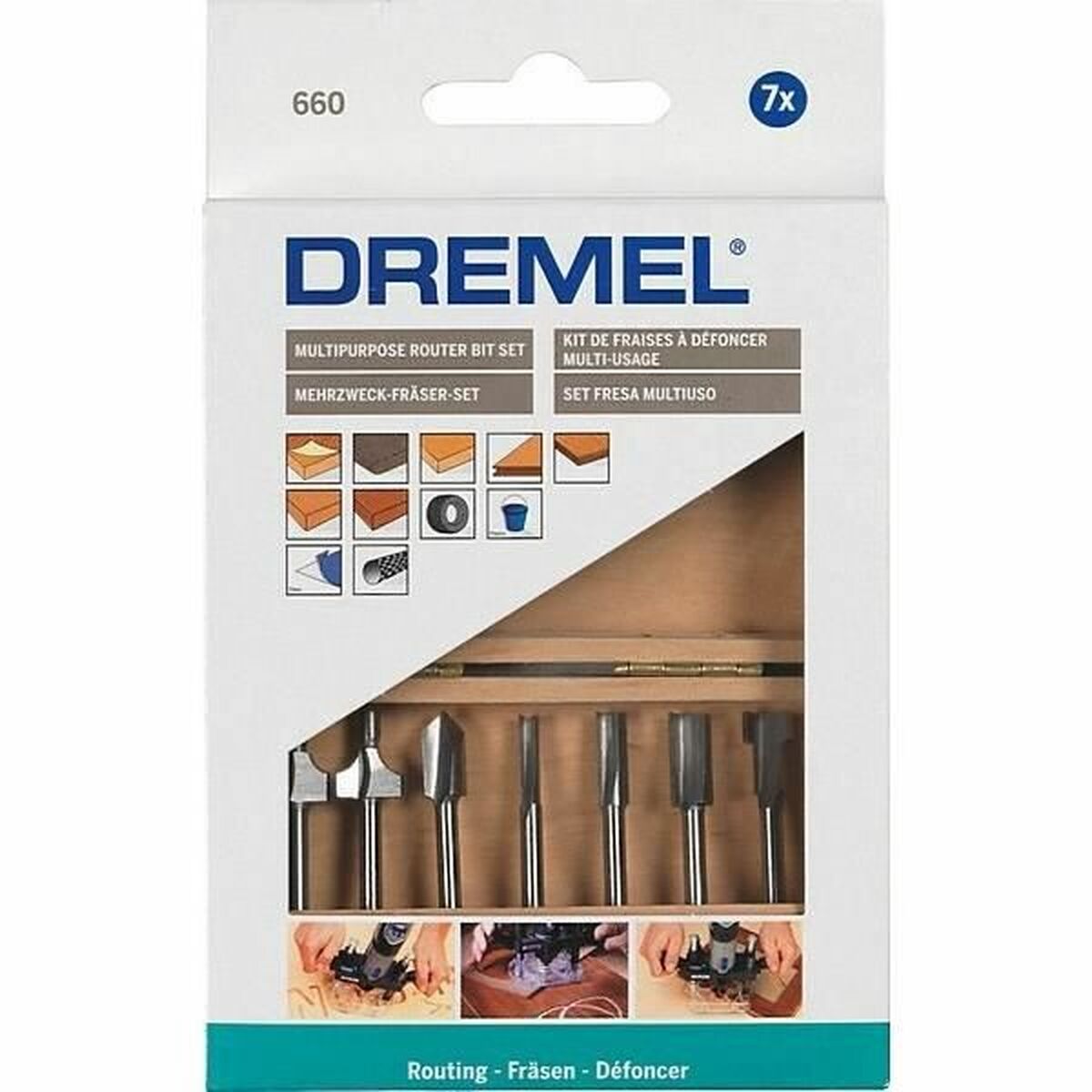 Milling Cutter Dremel 660 7 Dijelovi